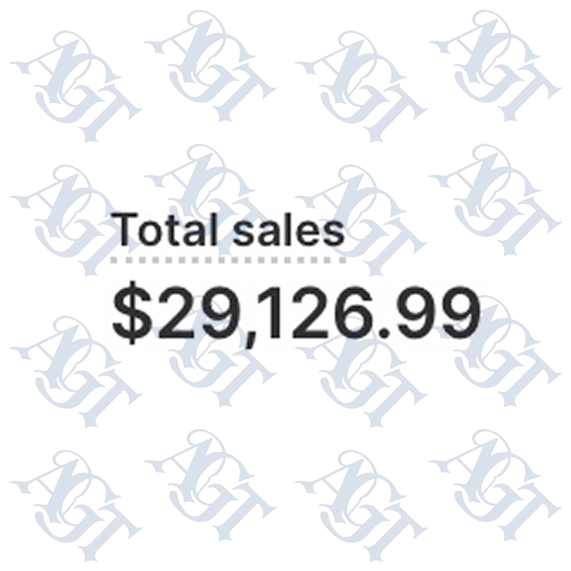 Store dashboard showing total sales of $29,126.99.